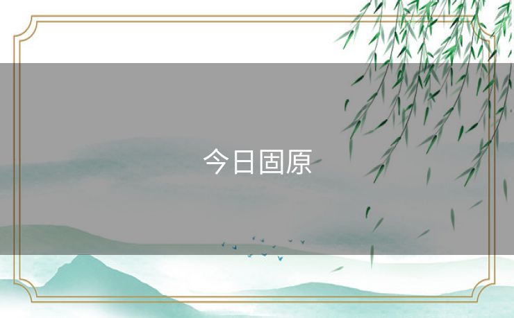 今日固原