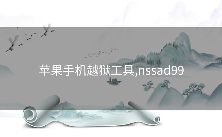 苹果手机越狱工具,nssad99