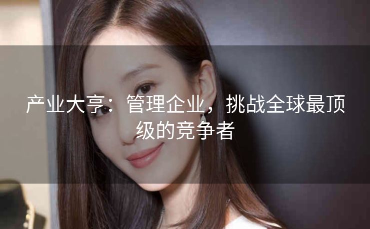 产业大亨：管理企业，挑战全球最顶级的竞争者