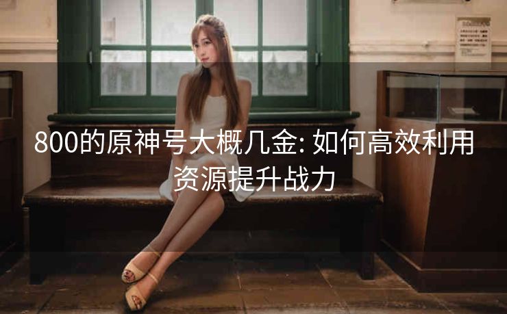 800的原神号大概几金: 如何高效利用资源提升战力