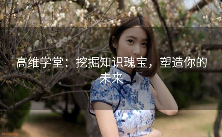 高维学堂：挖掘知识瑰宝，塑造你的未来