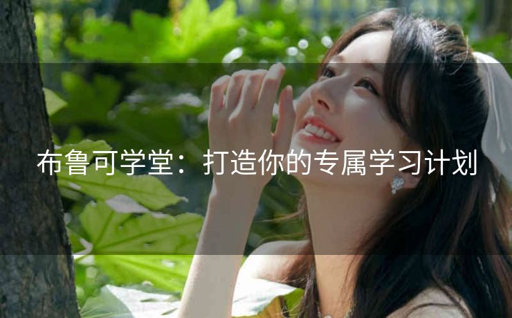 布鲁可学堂：打造你的专属学习计划