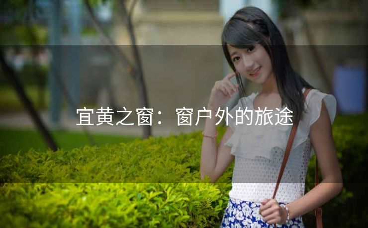 宜黄之窗：窗户外的旅途