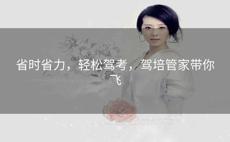 省时省力，轻松驾考，驾培管家带你飞