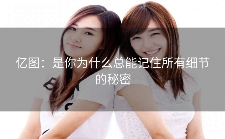 亿图：是你为什么总能记住所有细节的秘密