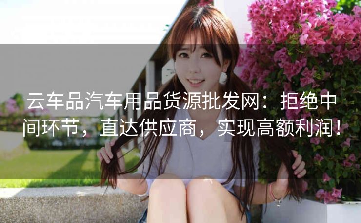 云车品汽车用品货源批发网：拒绝中间环节，直达供应商，实现高额利润！