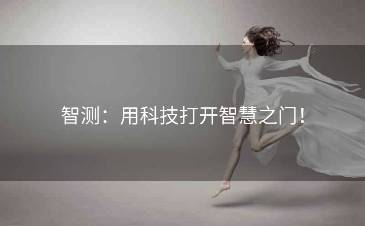 智测：用科技打开智慧之门！