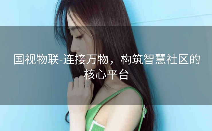 国视物联-连接万物，构筑智慧社区的核心平台