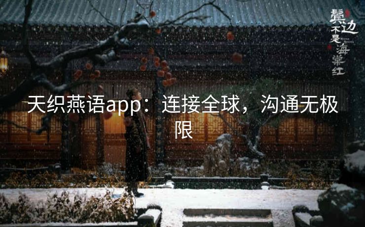 天织燕语app：连接全球，沟通无极限