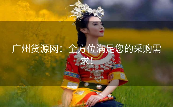 广州货源网：全方位满足您的采购需求！