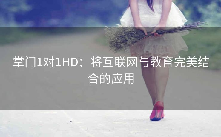 掌门1对1HD：将互联网与教育完美结合的应用