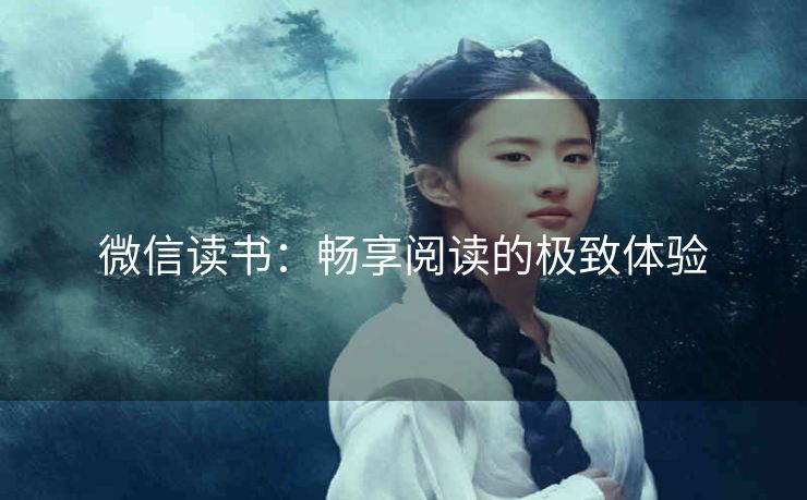 微信读书：畅享阅读的极致体验