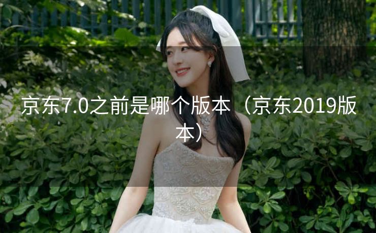京东7.0之前是哪个版本（京东2019版本）