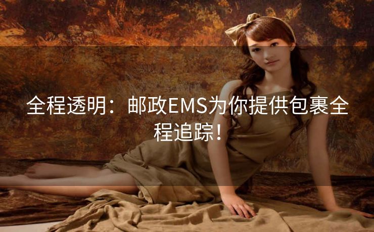 全程透明：邮政EMS为你提供包裹全程追踪！