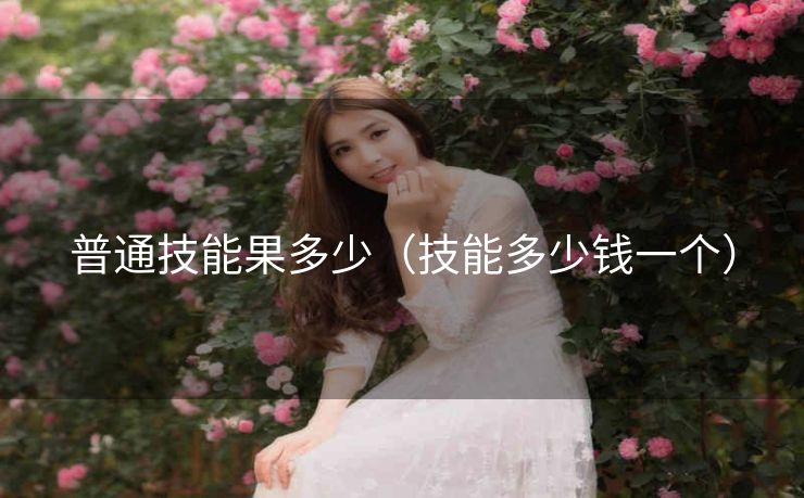 普通技能果多少（技能多少钱一个）