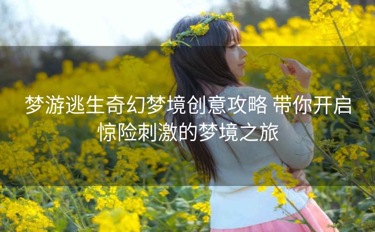 梦游逃生奇幻梦境创意攻略 带你开启惊险刺激的梦境之旅