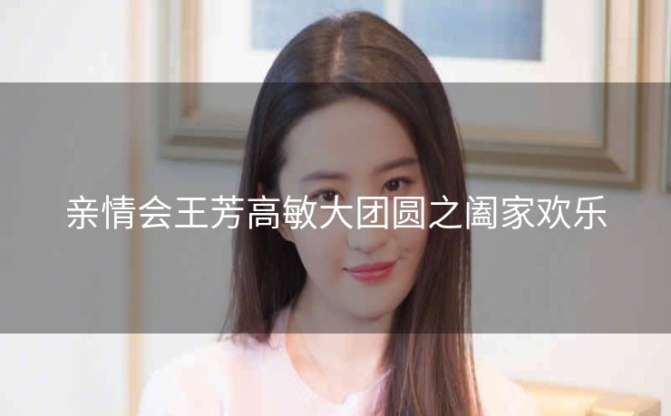 亲情会王芳高敏大团圆之阖家欢乐